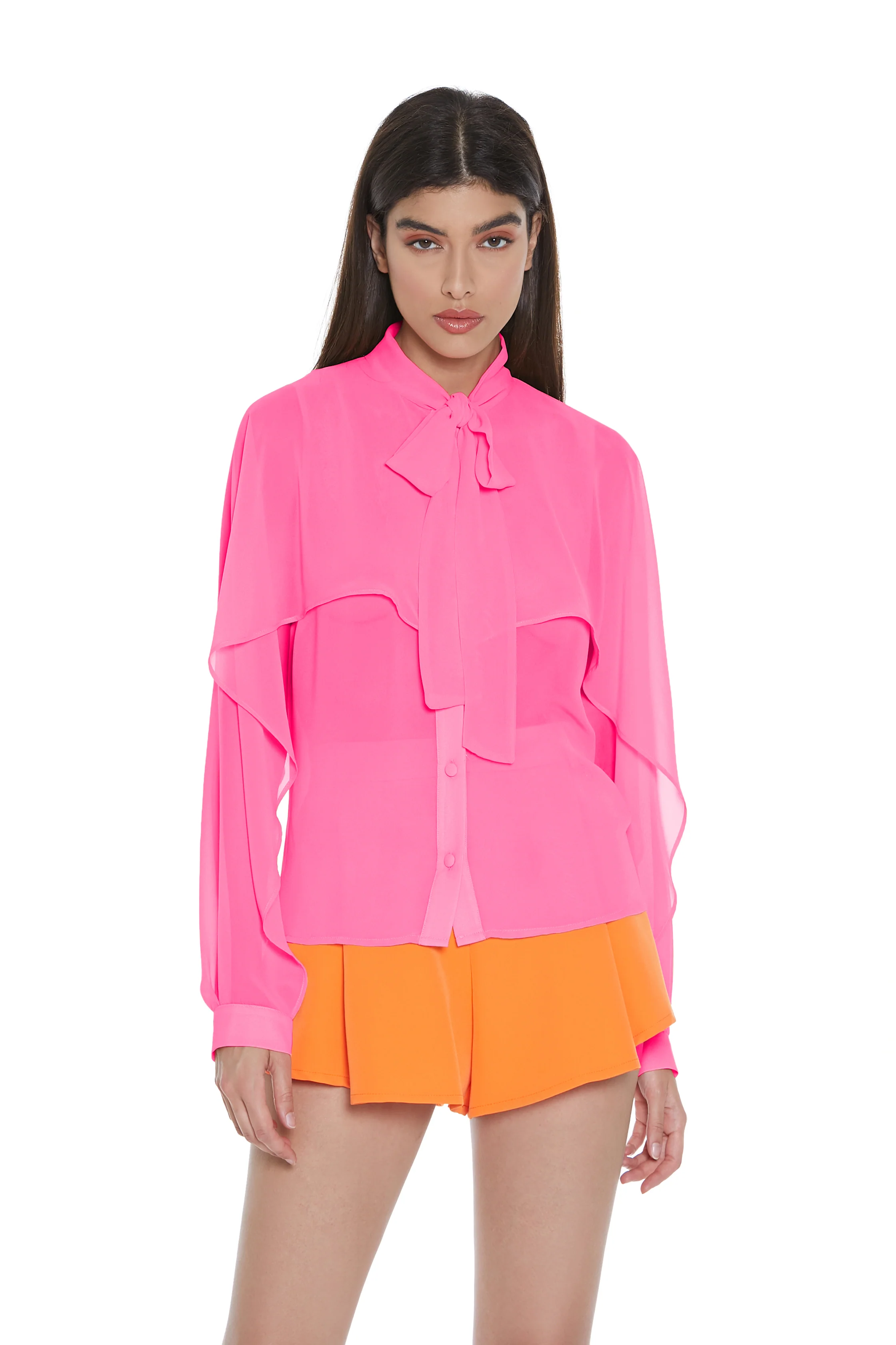 Camicia MADARINA manica lunga aperta pipistrello con pannello più fusciacca più apertura sch. - Image 3