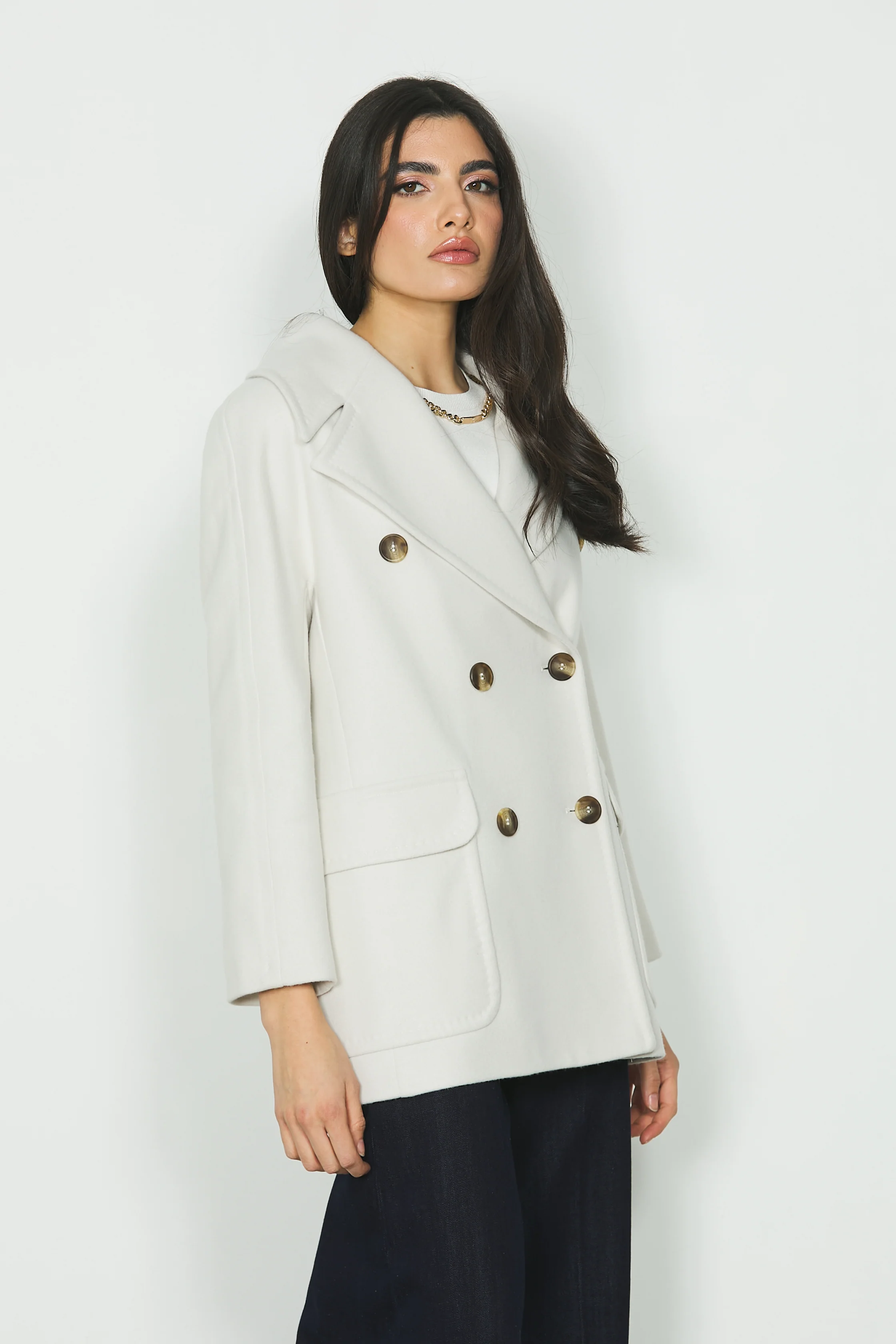 Cappotto CARLOTTE manica lunga raglan doppio petto - Image 2