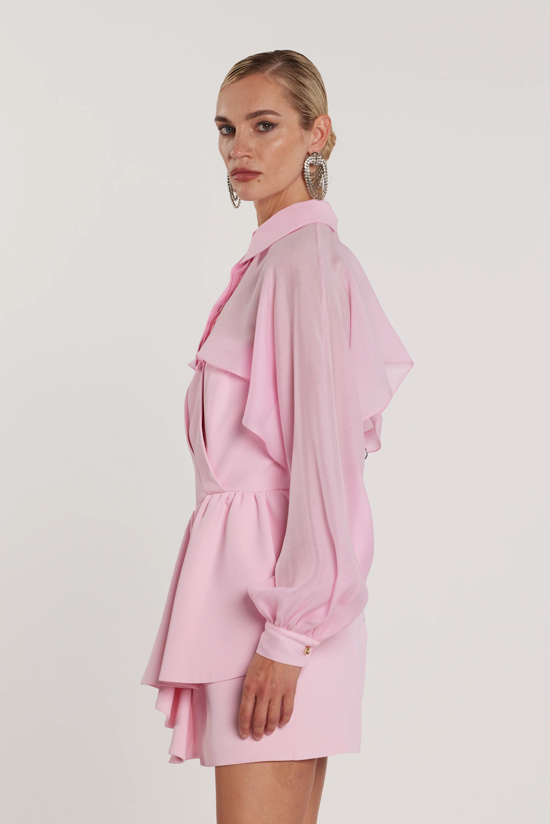 Coprispalle HANOI maniche lunghe kimono effetto camicia - Image 2