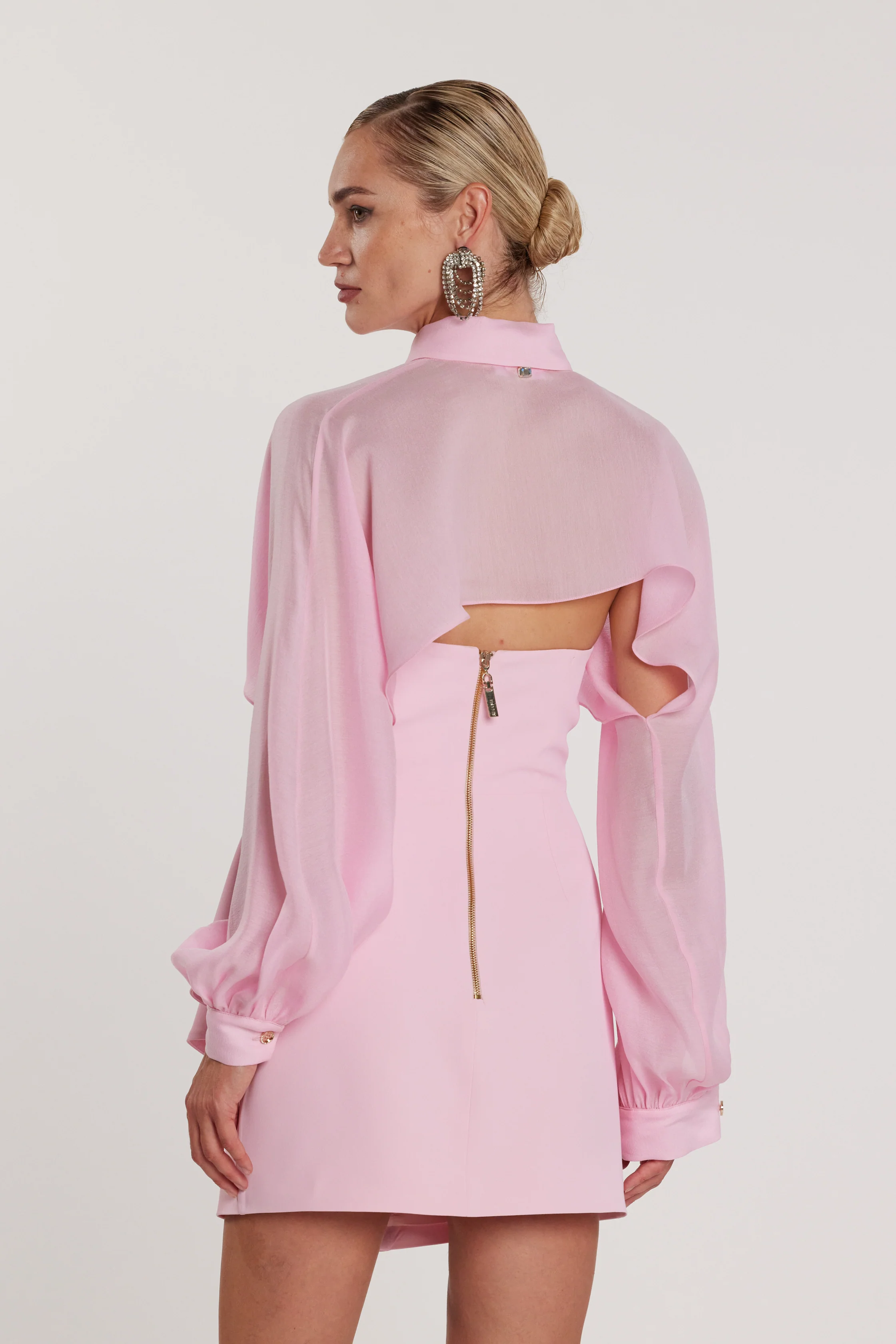 Coprispalle HANOI maniche lunghe kimono effetto camicia - Image 3