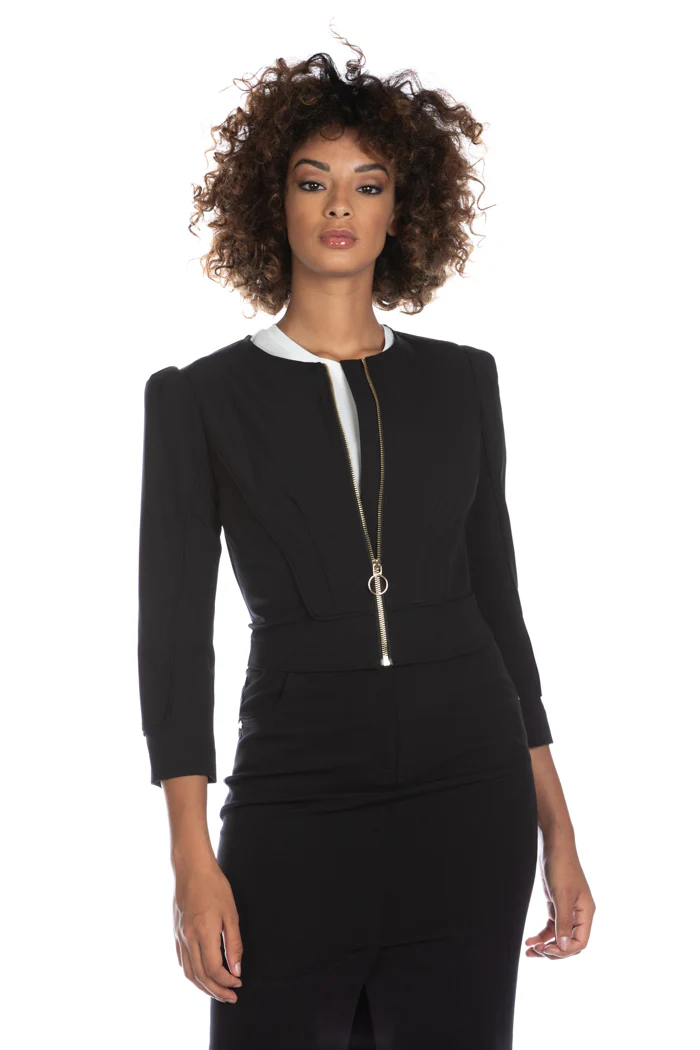 Giacca FIOPI corta m.7/8 con zip
