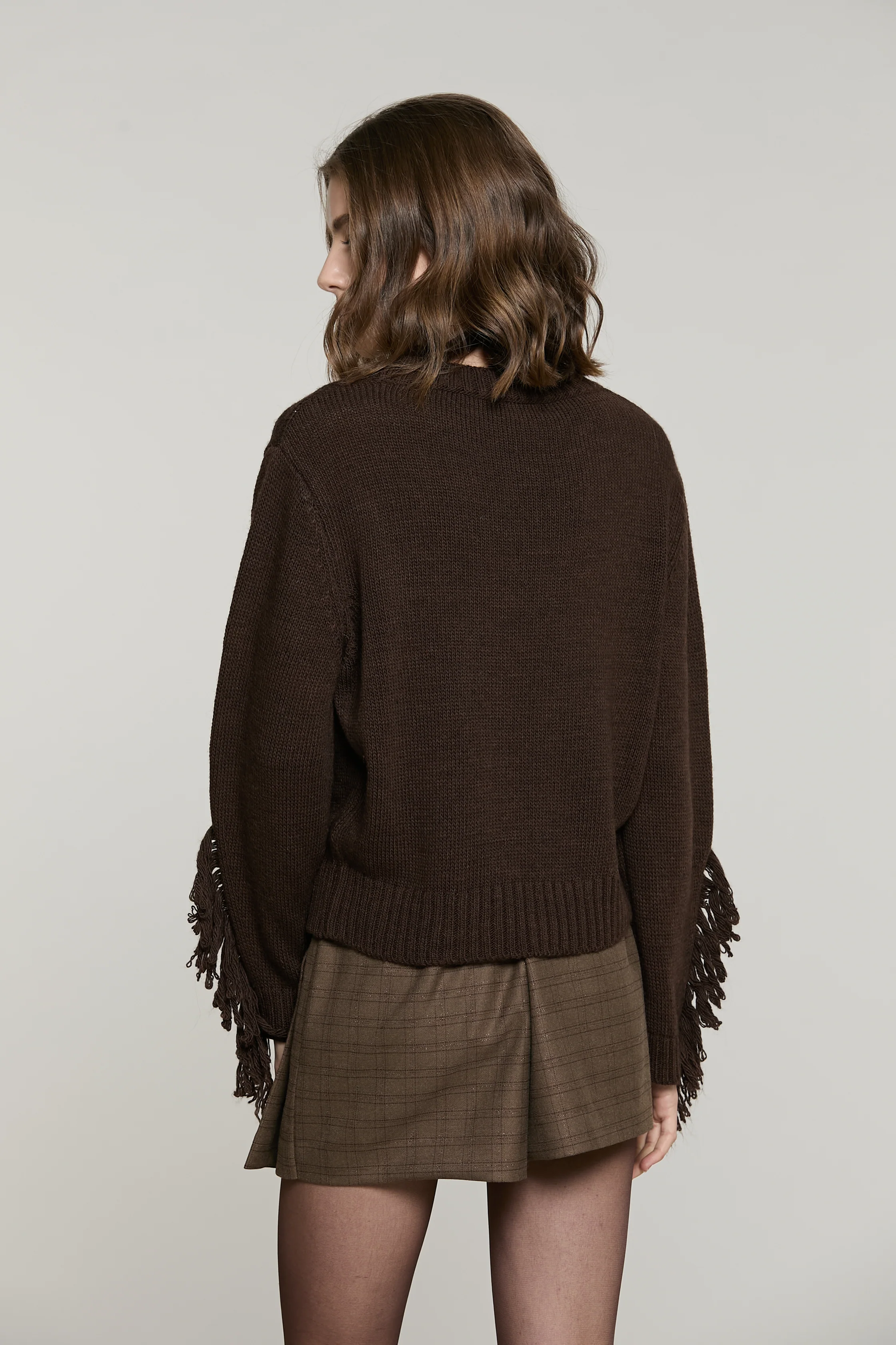 Maglia ZELLY manica lunga con frange - Image 3