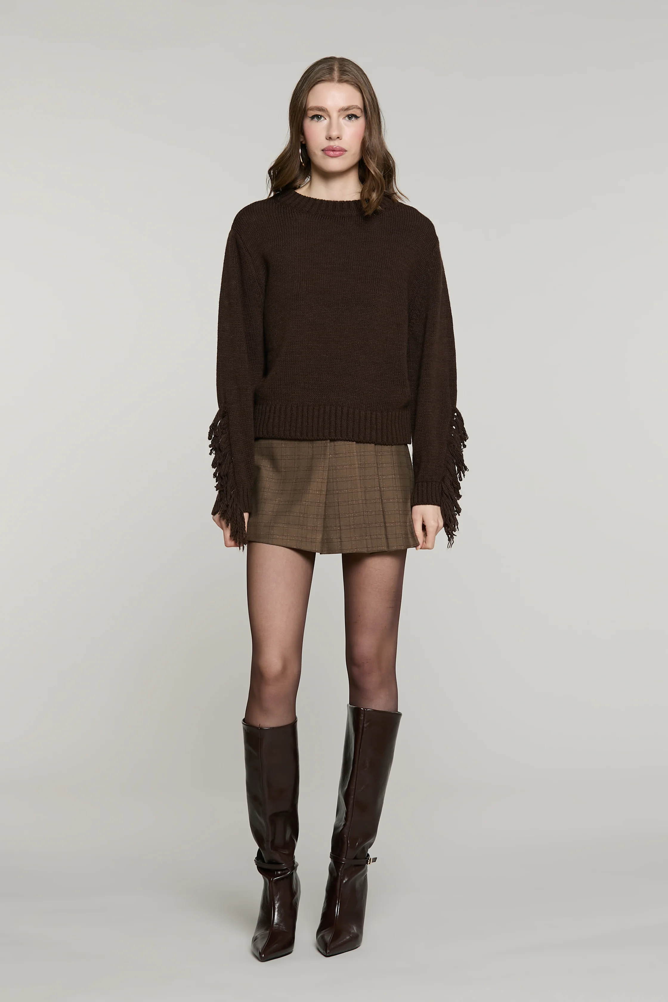 Maglia ZELLY manica lunga con frange - Image 4