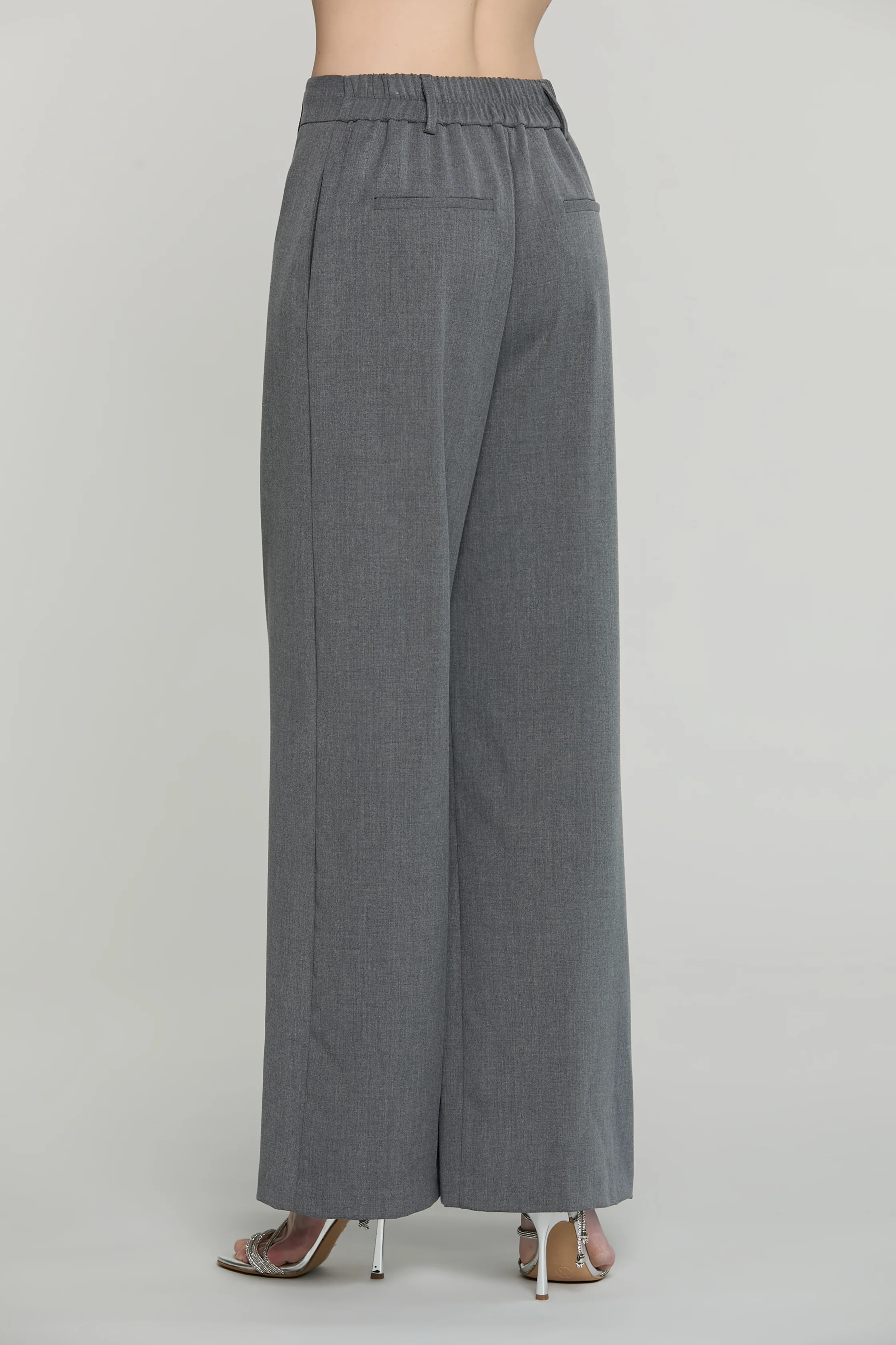 Panta BADISCO vita alta con elastico più tasche filetto - Image 4