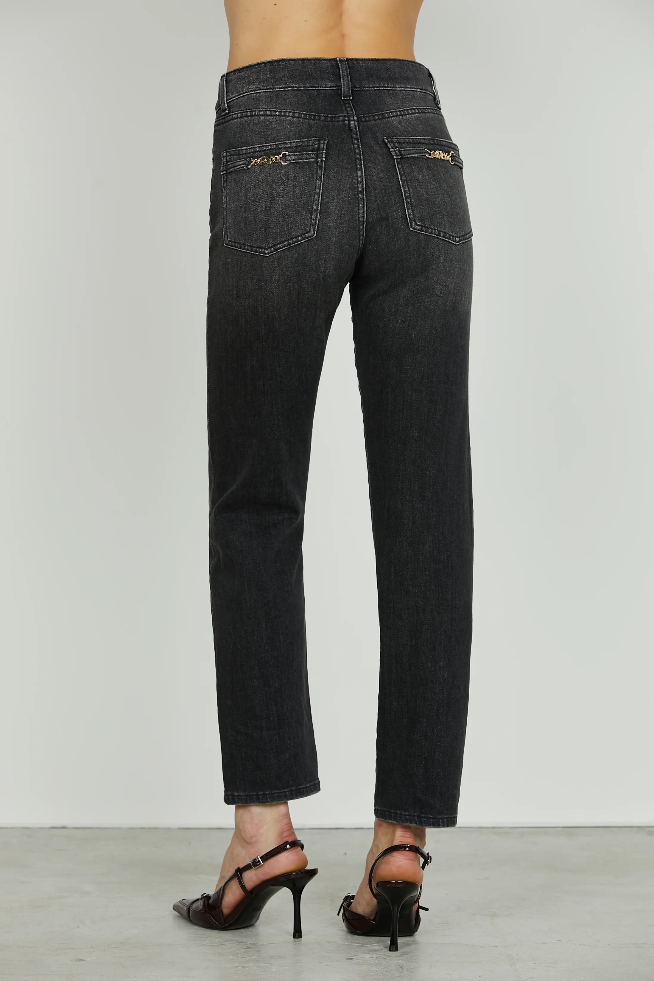 Panta CINDY_31 v.media 5 ts con micro-rotture cigarette fit denim black - Image 3