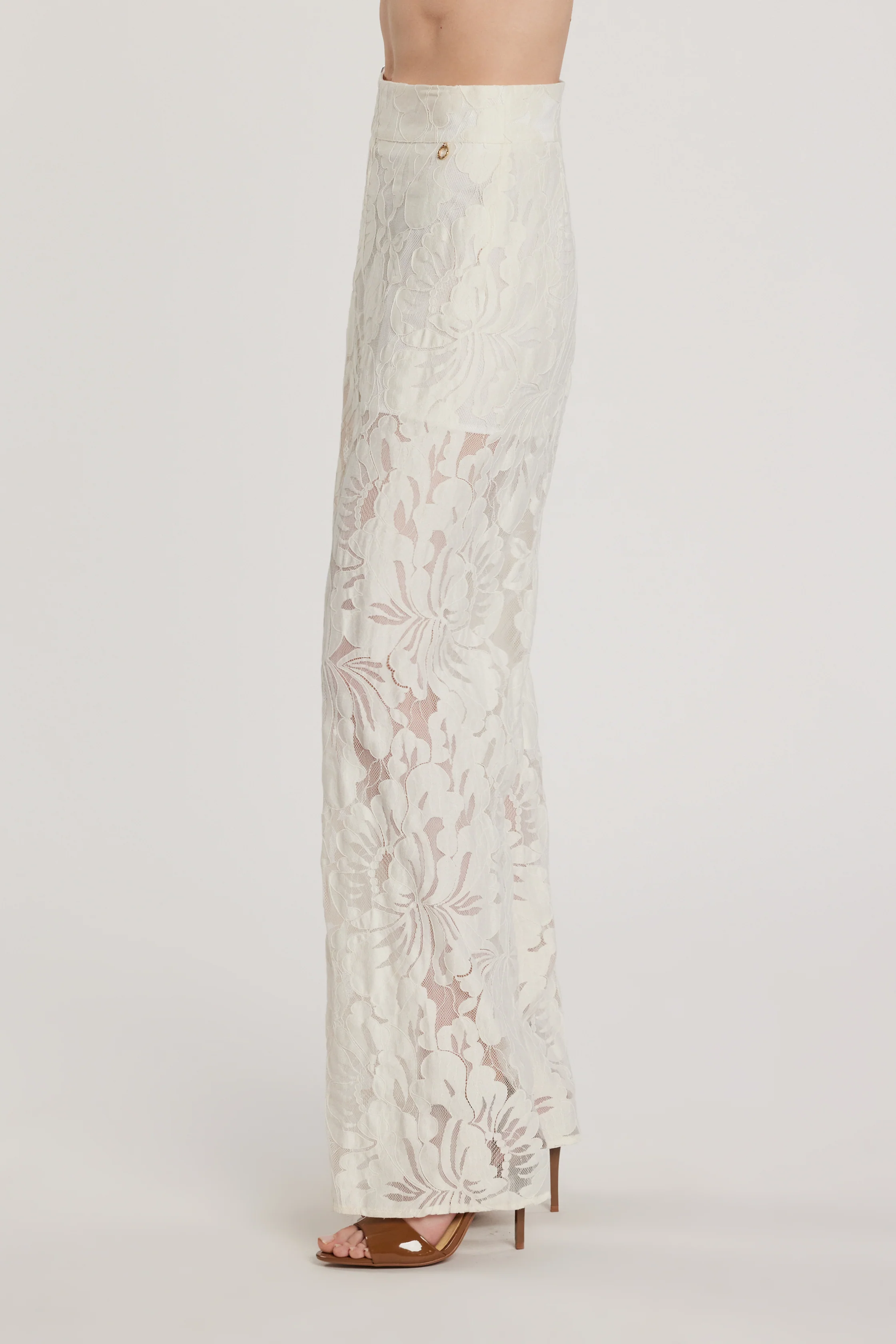 Pantalone ADLON vita alta con culotte pizzo - Image 3