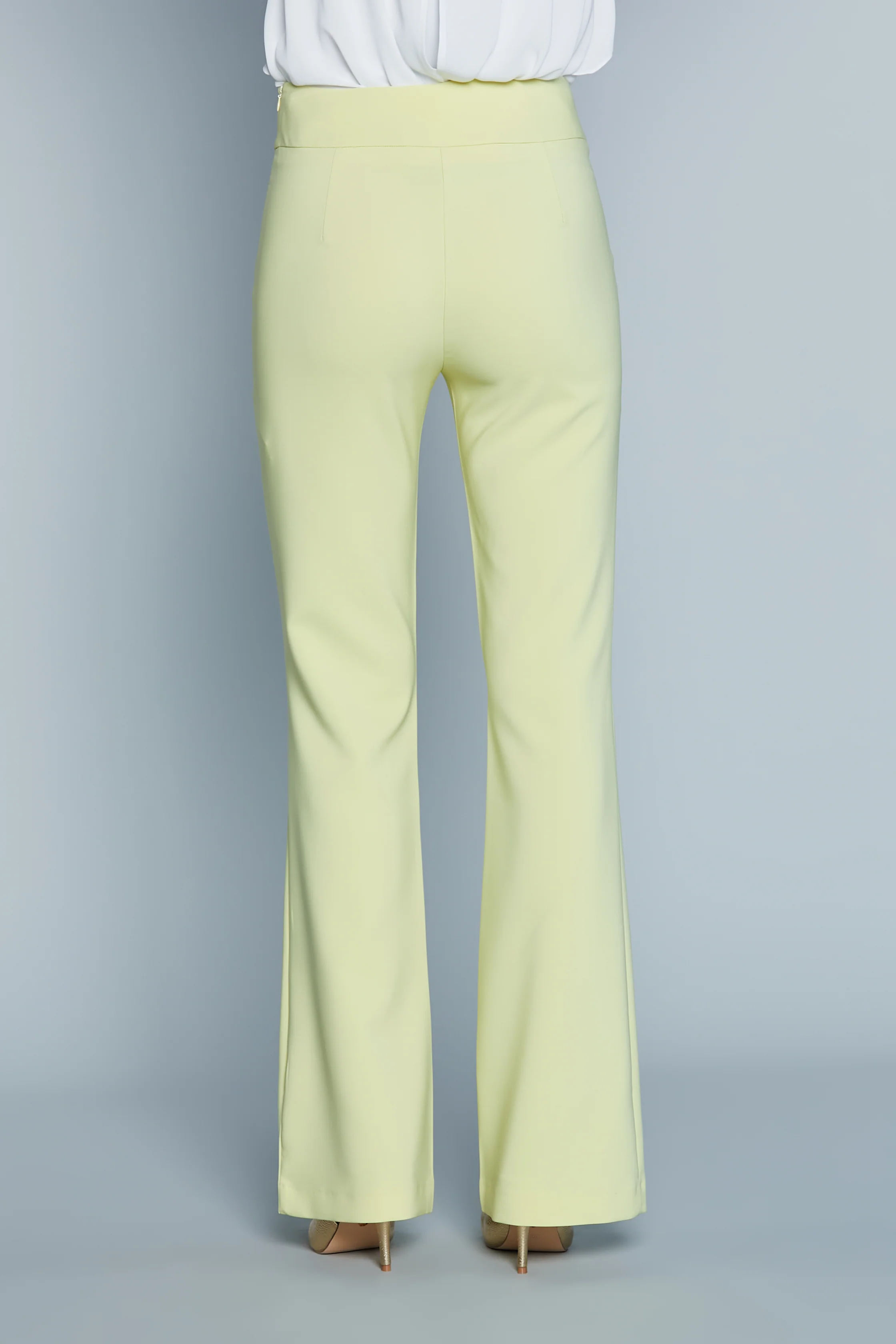 Pantalone BALBINA Vita Alta con Bustino Alto Zampa - Image 4