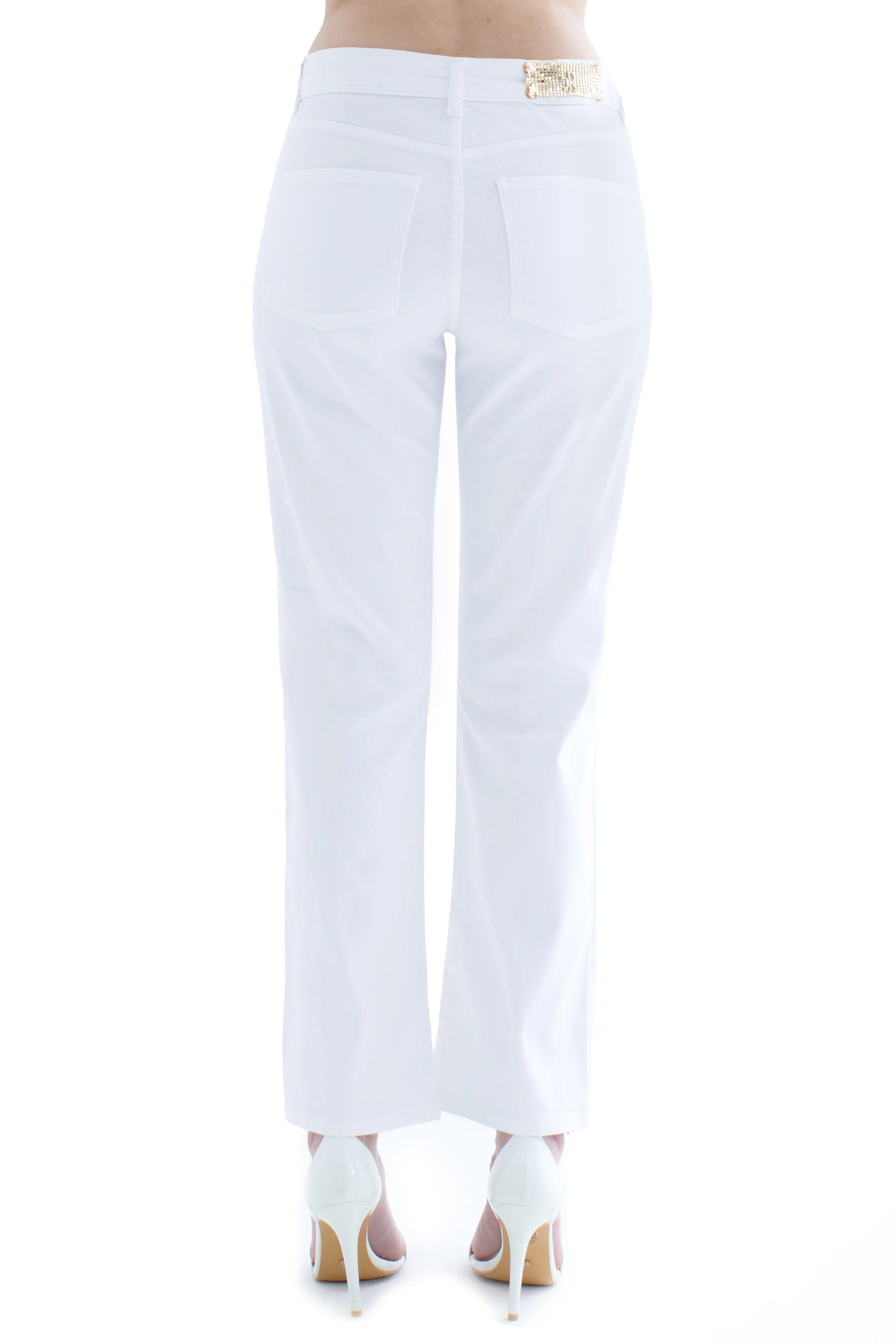Pantalone CINDY_11 Vita Media 5 Ts Cigarette Fit Bull - Image 3