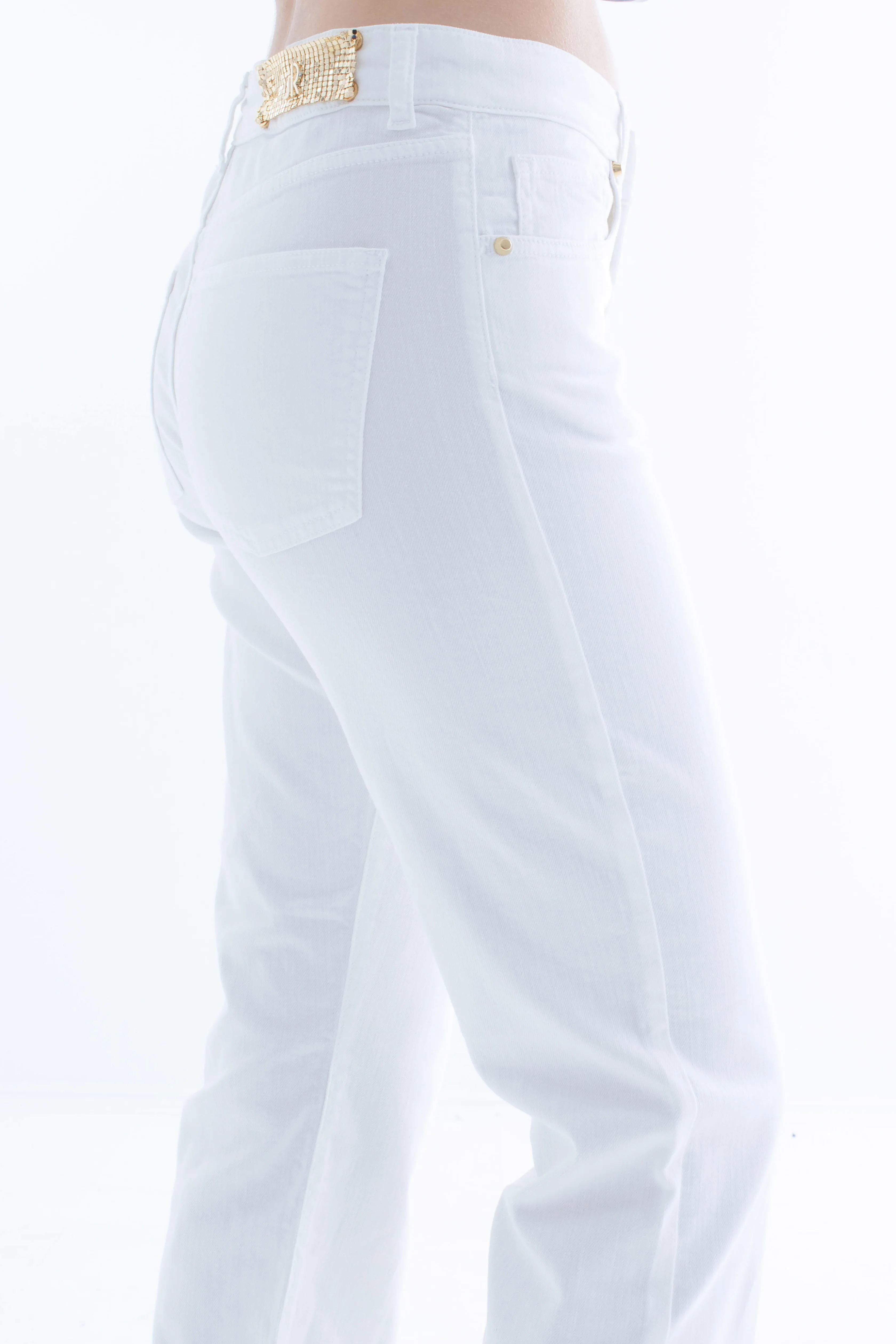 Pantalone CINDY_11 Vita Media 5 Ts Cigarette Fit Bull - Image 4