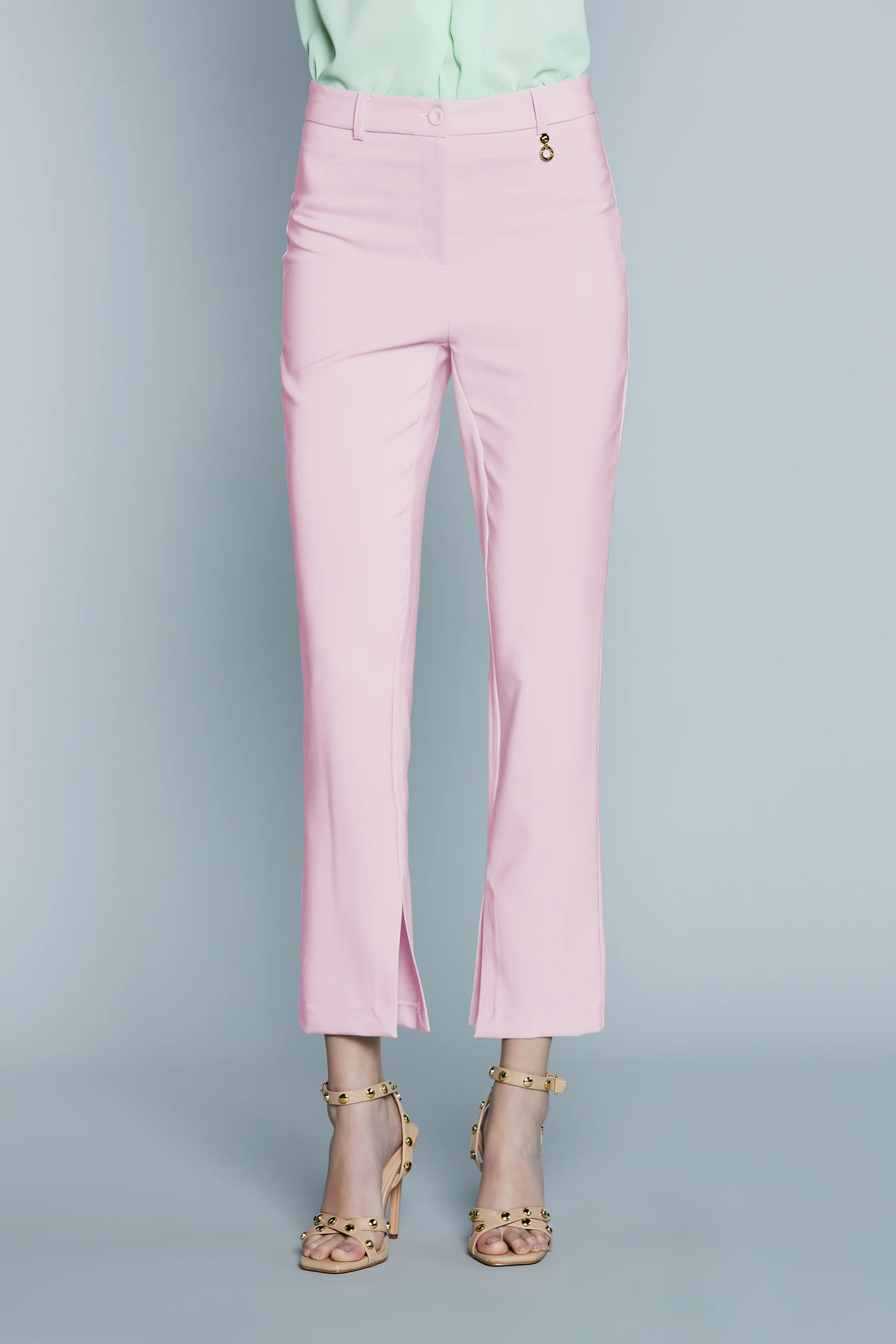 Pantalone CISALINA Sigaretta con Spacchi Fondo - Image 13