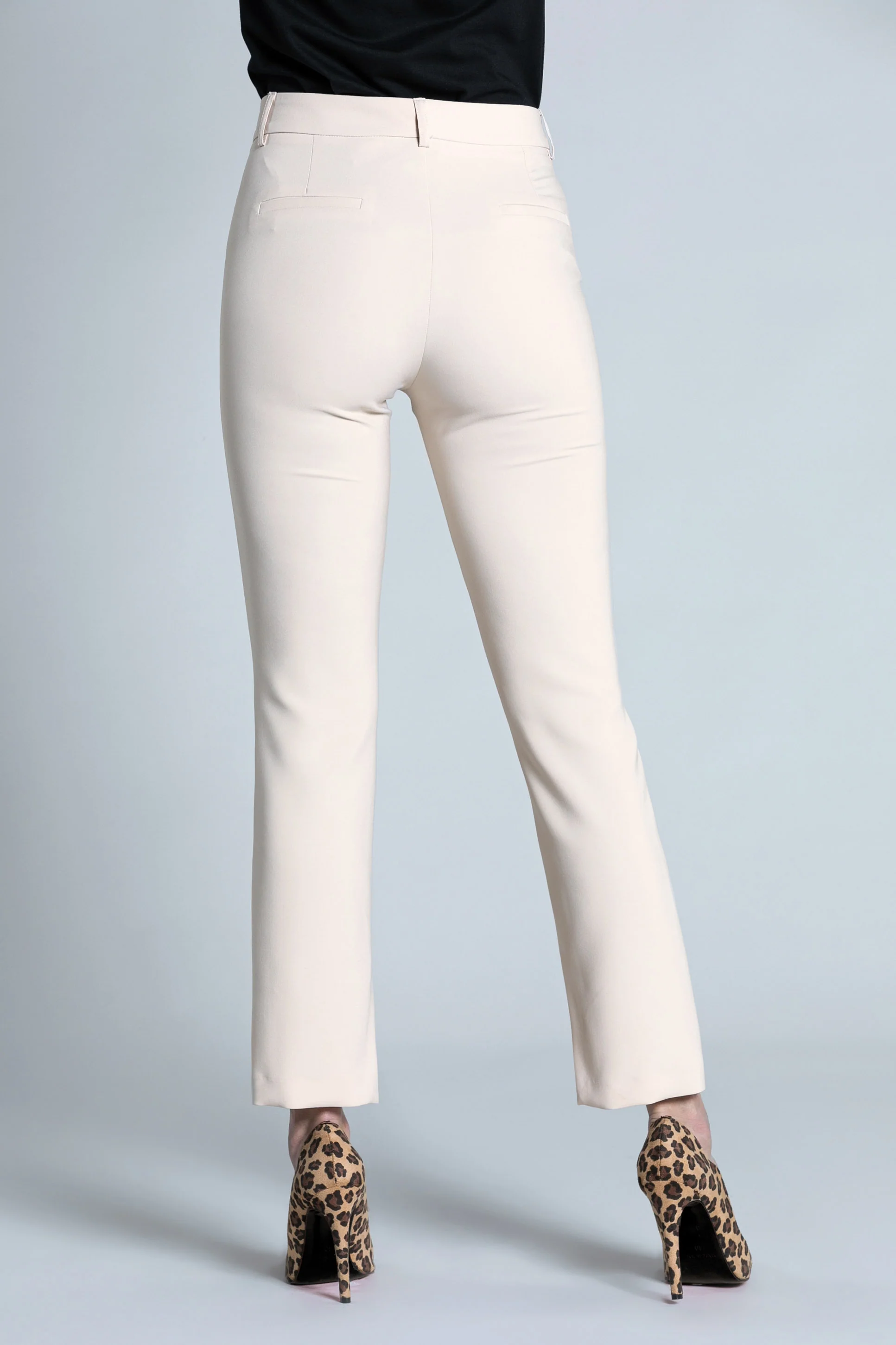 Pantalone CISALINA sigaretta con spacchi fondo - Image 4