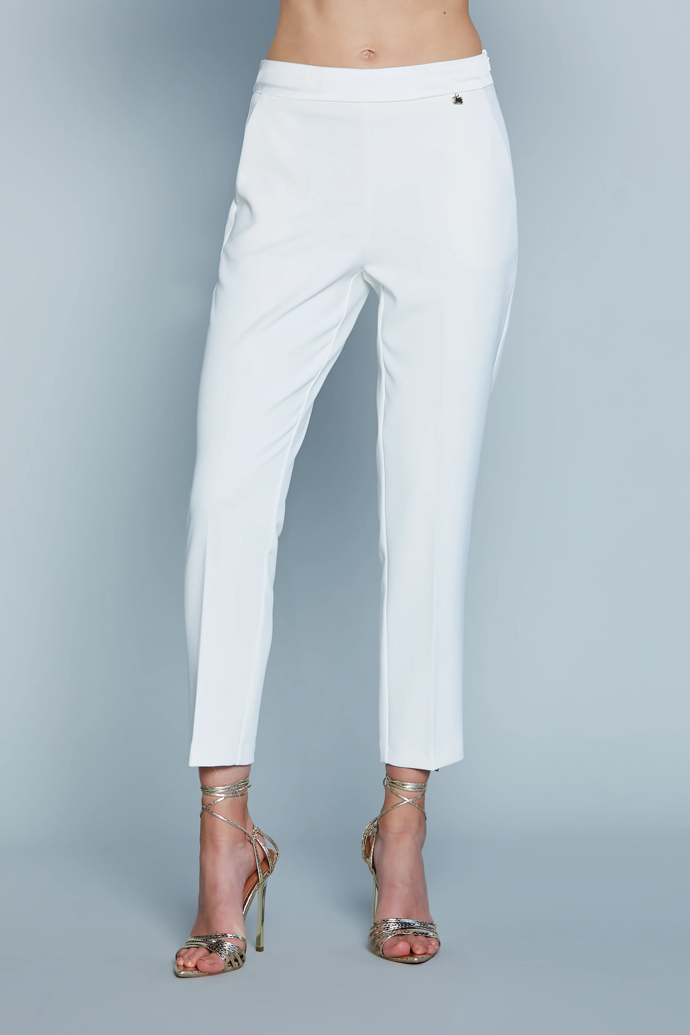 Pantalone NANTES Vita Alta con Ts.Capri Baschina Raso - Image 2