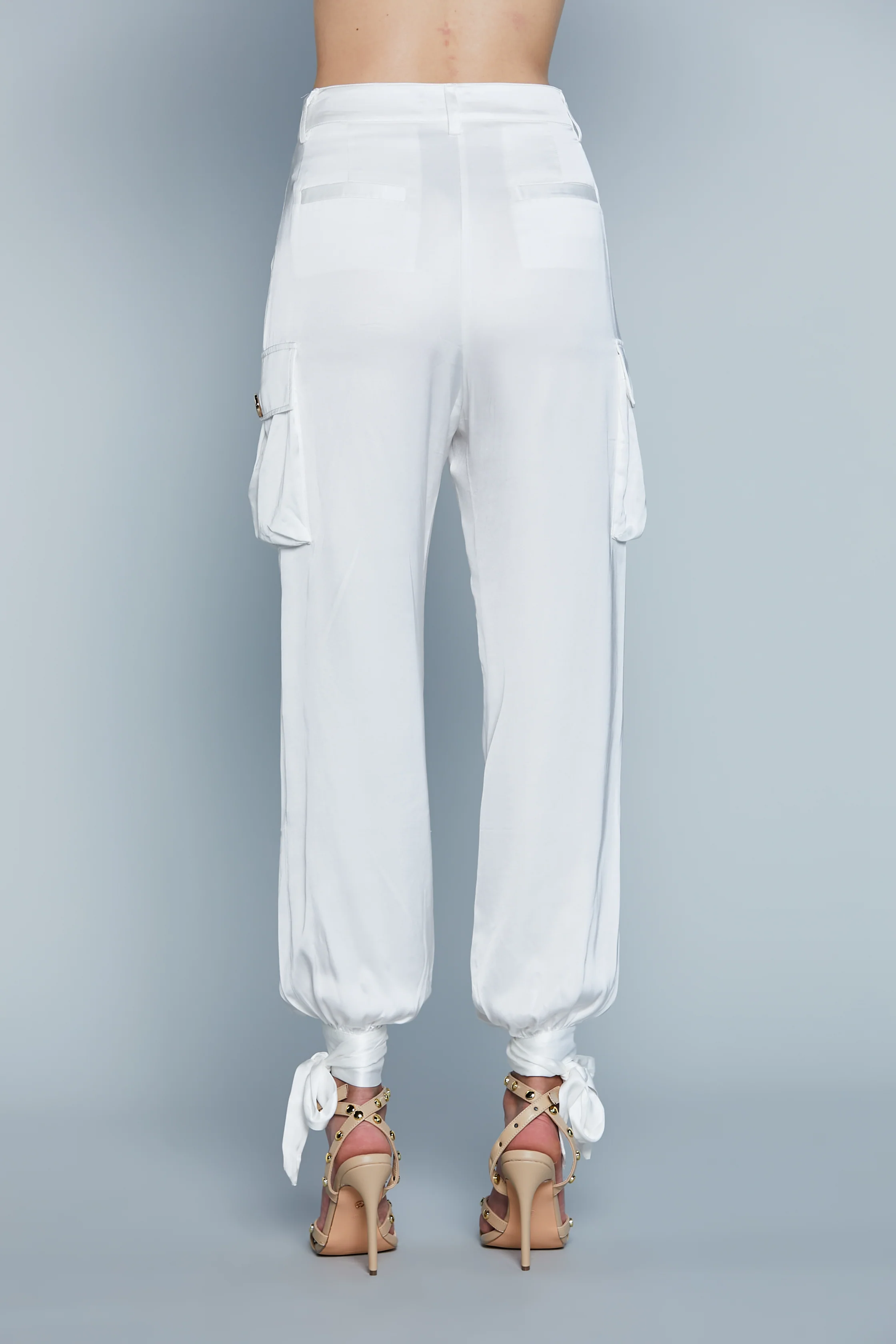 Pantalone NORMA Vita Alta con Tasche più Tasconi più Fausciacca Fondo - Image 4