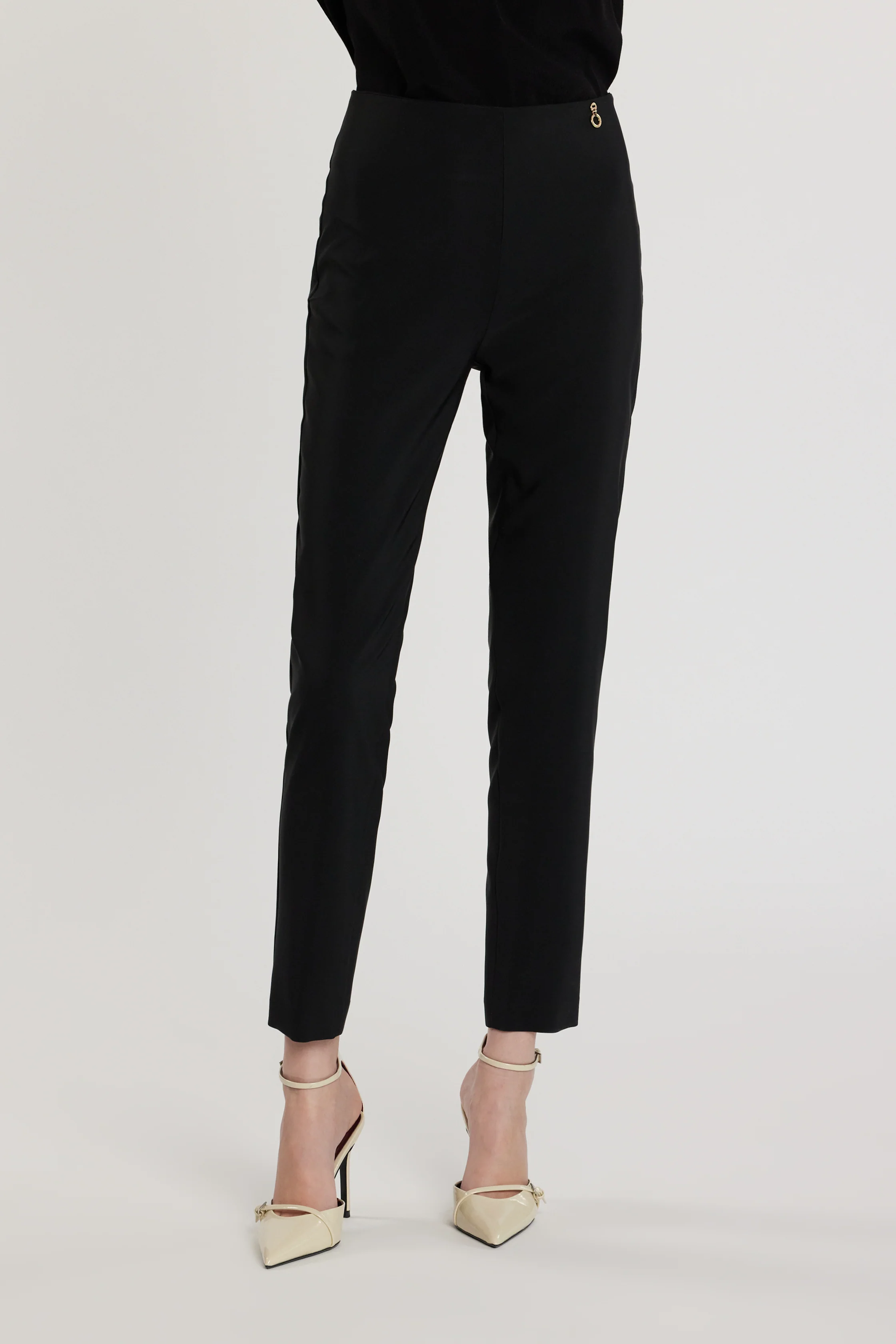 Pantalone PAMMY vita alta capri stretto - Image 2