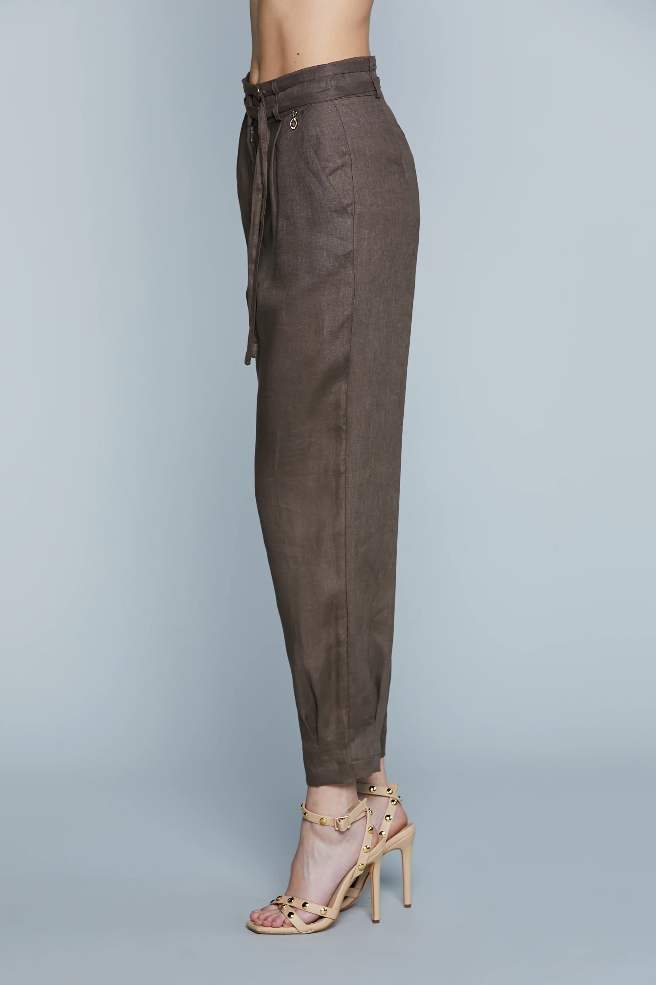 Pantalone ZOMBIA V.Alta con Cinturino Doppio più Ts Francesi più Piega Baciata F.Do - Image 3
