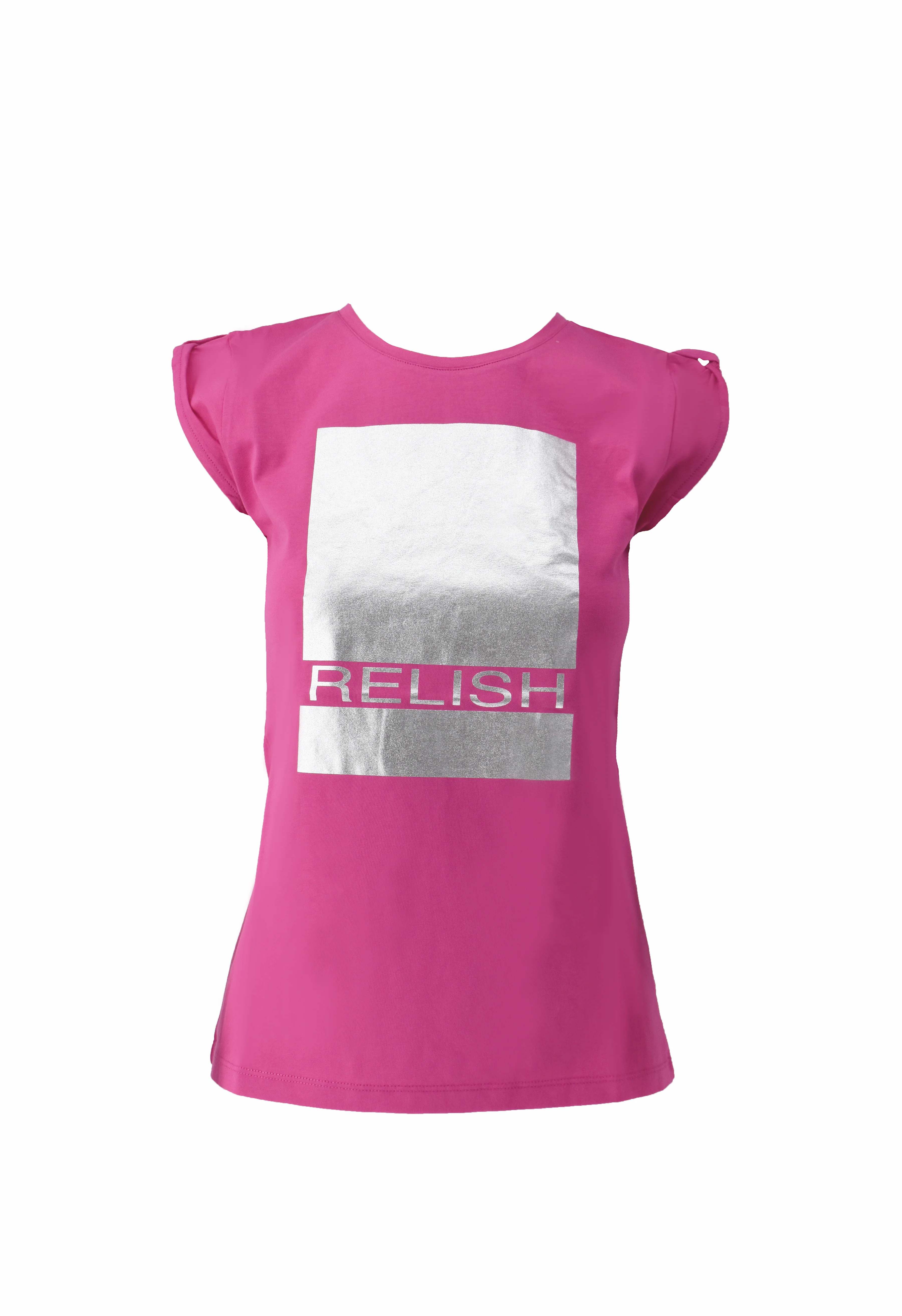T-shirt NAHO mezza manica aletta con risvolto più stampa laminata - Image 7