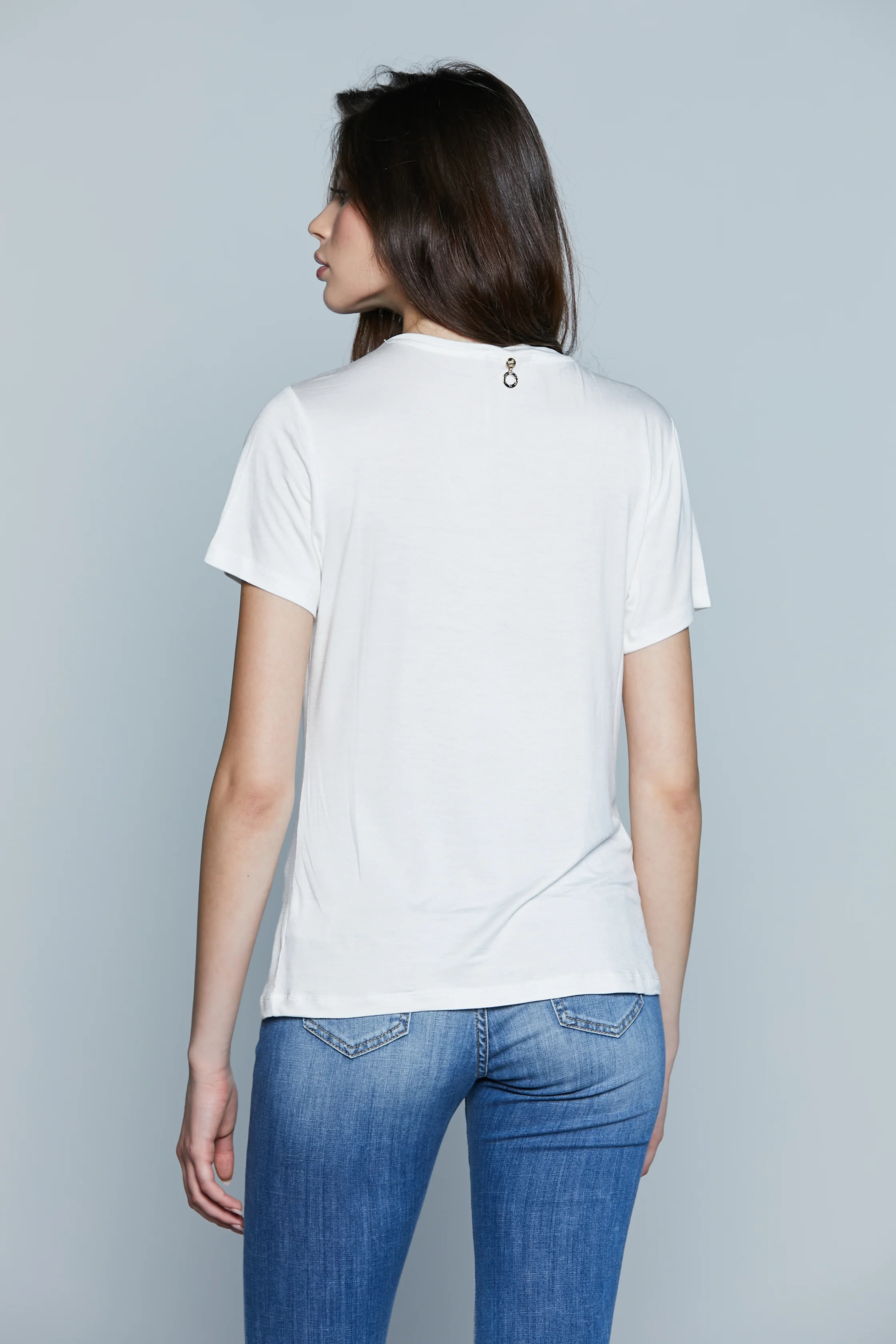 T-Shirt REUS mezza manica Scollo V - Image 4